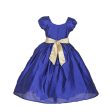 Asmaani Baby Girl s Blue Satin A-Line Maxi Full Length Dress (AS-DRESS-22013) on Sale