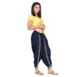 Asmaani Navy Blue color Dhoti Patiala with Embellished Border Online Sale