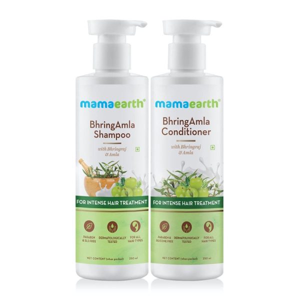 Mamaearth Bhringamla Shampoo & Conditioner Combo Supply