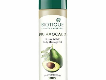 Biotique Advanced Ayurveda Bio Avocado Stress Relief Body Massage Oil on Sale