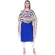 A R Silk Women s Multi Thread Work Orgenza Cotton White Dupattas and Chunnis on Sale