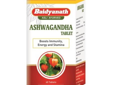 Baidyanath Ashwagandha Tablet 60 Tabs Discount