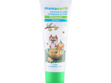 Mamaearth Awesome Orange Baby Toothpaste Cleanses Teeth, Provides Healthy Teeth & Gums Discount