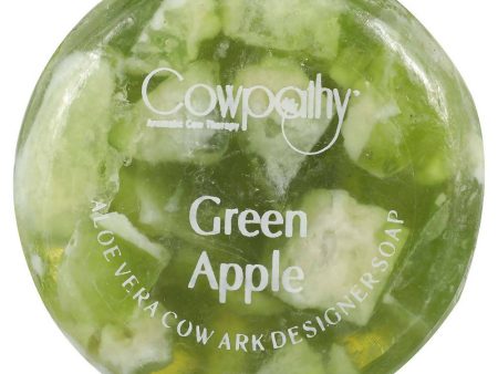 Cowpathy Green Apple Aloe Vera Ark Designer Soap (100 Gm) Hot on Sale