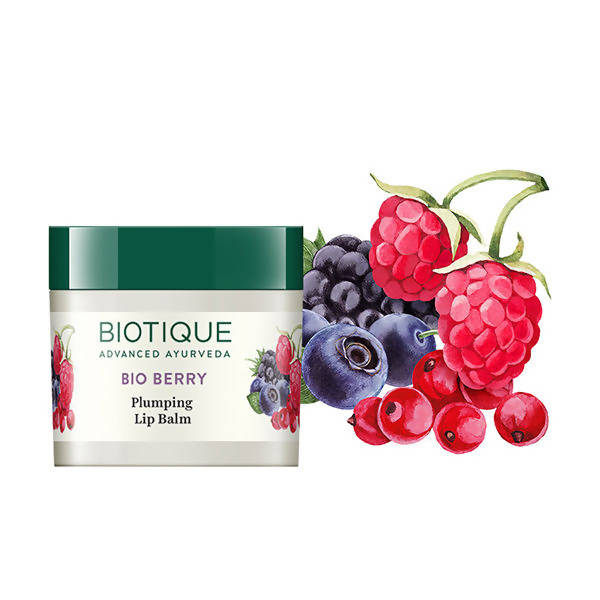 Biotique Advanced Ayurveda Bio Berry Plumping Lip Balm Fashion