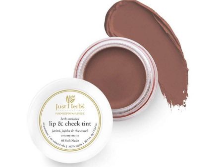 Just Herbs Herb Enriched Lip & Cheek Tint ( Soft-Nude-05) (4 Ml) Sale