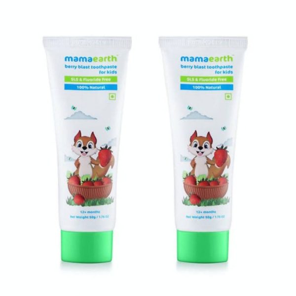 Mamaearth Berry Blast Kids Toothpaste For Promotes Healthy Teeth & Gums, Cleanses Teeth Supply