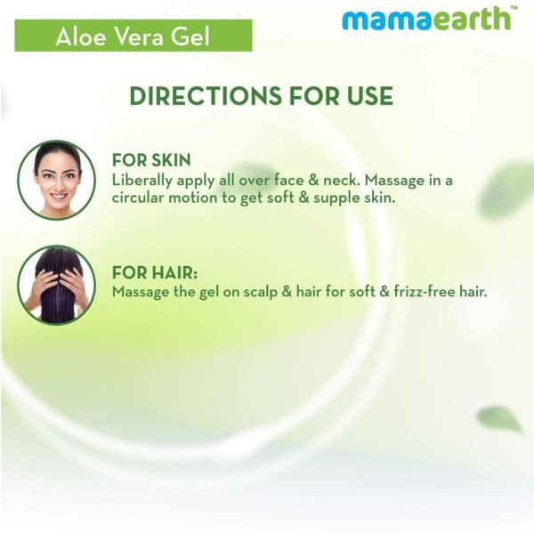 Mamaearth Aloe Vera Gel For Skin & Hair Fashion