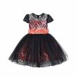 Asmaani Baby Girl s Black Color Satin A-Line Frock (AS-DRESS-22133) Online