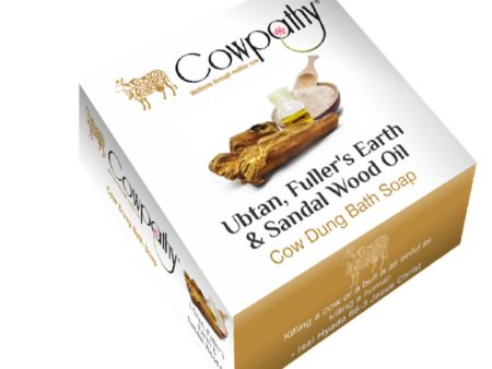 Cowpathy Ubtan, Fuller s Earth & Sandal Wood Oil Cow Dung Bath Soap (75gm) Online