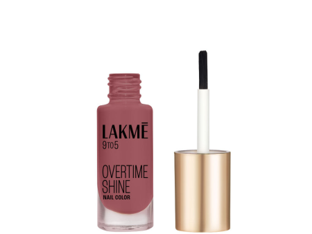 Lakme 9 to 5 Primer + Gloss Nail Colour - Red Alert Online Hot Sale