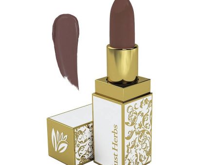 Just Herbs Herb Enriched Ayurvedic Lipstick (Israa-13-Mocha-Brown) (4.2 Gm) on Sale