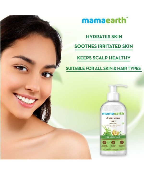 Mamaearth Aloe Vera Gel For Skin & Hair Fashion