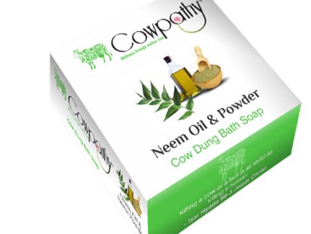 Cowpathy Neem Oil & Powder Cow Dung Bath Soap (75Gm) Supply