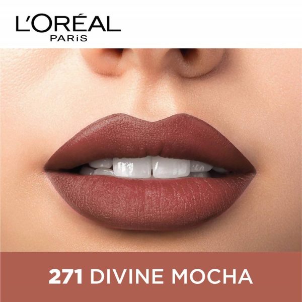 L Oreal Paris Color Riche Moist Matte Lipstick - 271 Divine Mocha Discount