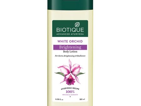 Biotique Advanced Ayurveda Bio White Orchid Skin Whitening Body Lotion For Discount