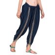 Asmaani Navy Blue color Dhoti Patiala with Embellished Border Online Sale