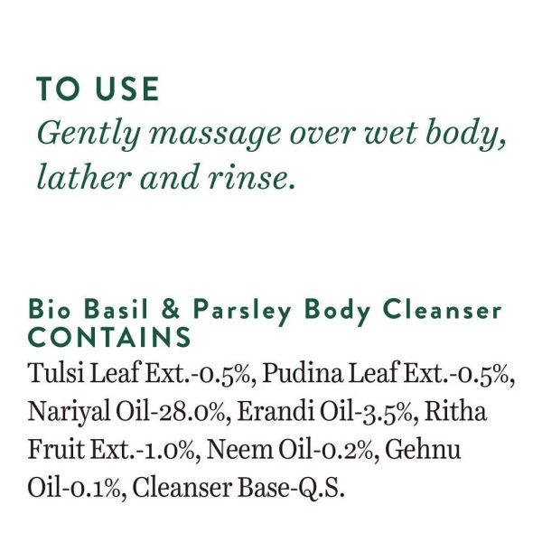 Biotique Bio Basil & Parsley Revitalizing Body Wash Fashion