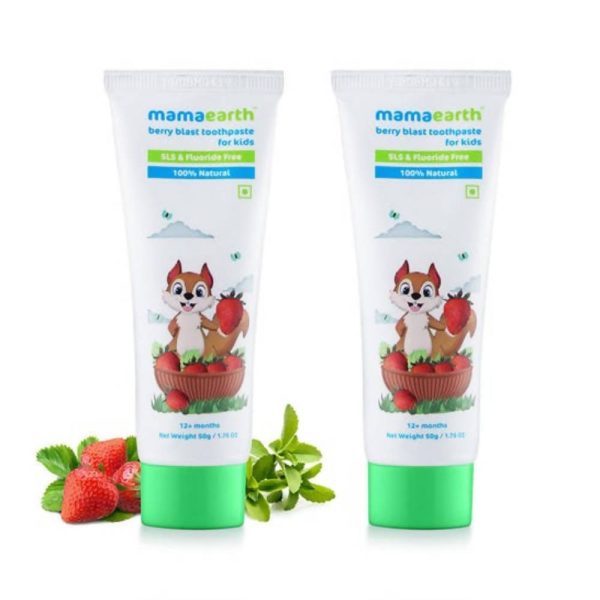 Mamaearth Berry Blast Kids Toothpaste For Promotes Healthy Teeth & Gums, Cleanses Teeth Supply