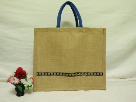 Natural Color Grocery Jute Bag on Sale