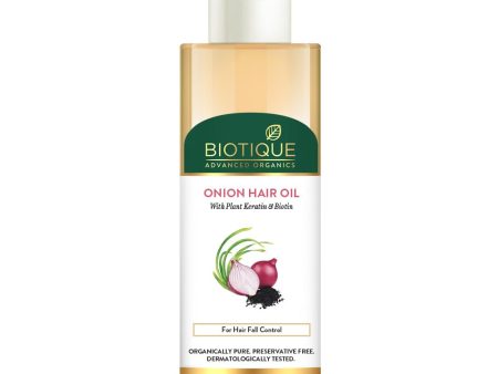 Biotique Advanced Organics Onion Black Seed No-Sticky No-Greasy Hair Oil For Discount