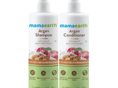 Mamaearth Argan Shampoo & Conditioner Combo Hot on Sale