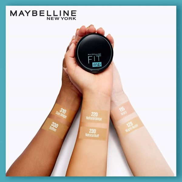 Maybelline New York Fit Me 12Hr Oil Control Compact, 230 Natural Buff Online Sale