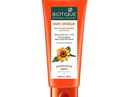 Biotique Advanced Ayurveda Sun Shield Sunflower Matte Gel For Discount