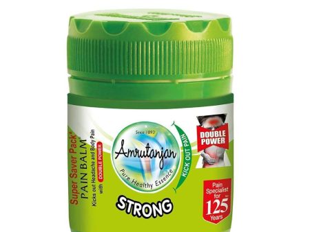 Amrutanjan Strong Pain Balm Green on Sale