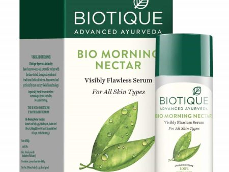 Biotique Advanced Ayurveda Bio Morning Nectar Visibly Flawless Serum Online Hot Sale