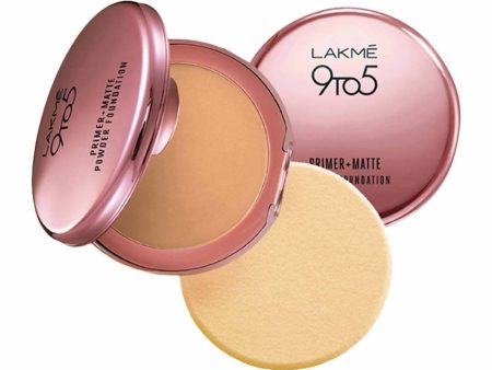 Lakme 9 To 5 Primer With Matte Powder Foundation Compact - Rose Silk Cheap