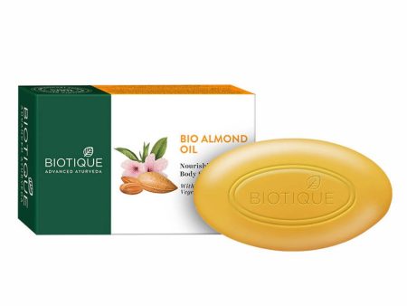 Biotique Advanced Ayurveda Bio Almond Oil Nourishing Body Soap Hot on Sale