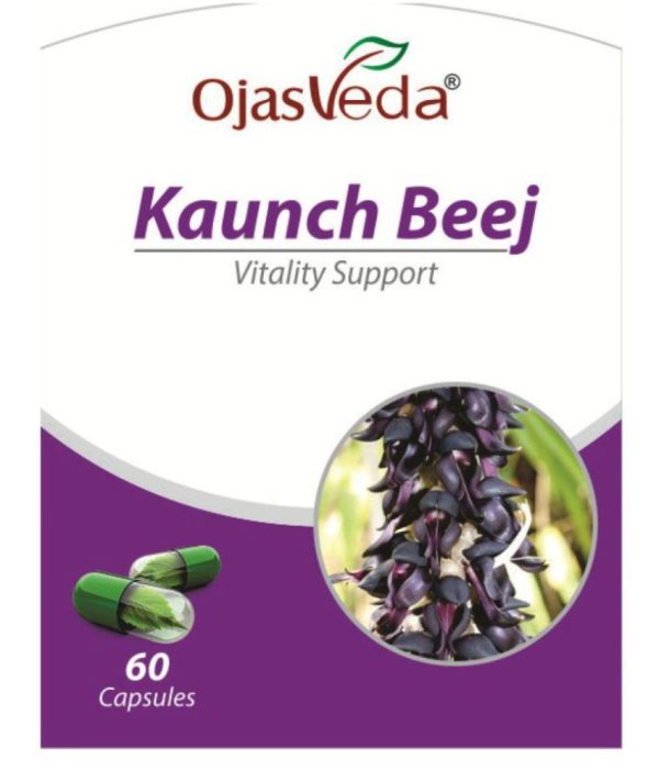 Ojasveda Kaunch Beej   Velvet Bean Extract Capsule Hot on Sale