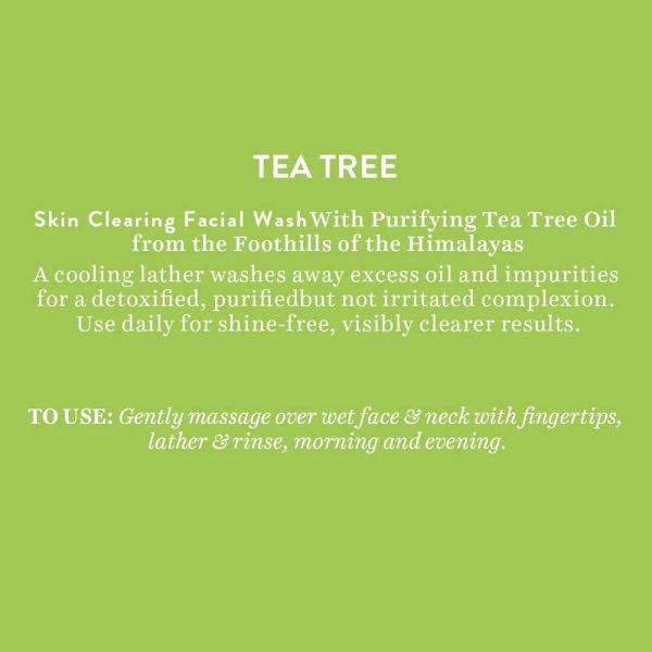 Biotique Advanced Organics Tea Tree Skin Clearing Facial Wash Online Sale