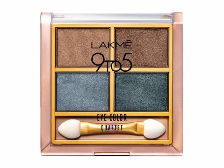 Lakme 9 To 5 Eye Color Quartet Eye Shadow - Smokey Glam on Sale