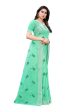 Vamika Green Chanderi Designer Saree (SERIN GREEN) For Discount