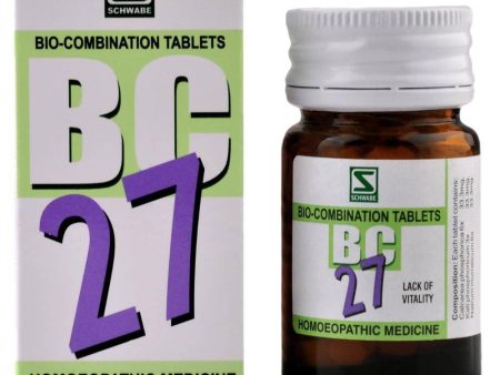 Dr. Willmar Schwabe India Bio Combination 27 Tablet Fashion