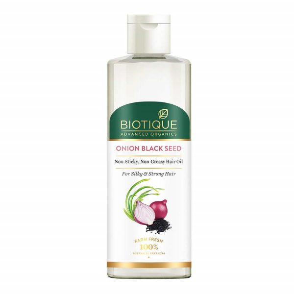 Biotique Advanced Organics Onion Black Seed No-Sticky No-Greasy Hair Oil For Discount