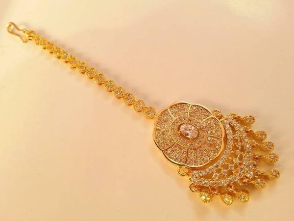 AD Bridal Stones Maang Tikka Online now