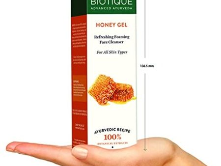 Biotique Advanced Organics Honey Gel Refreshing Foaming Face Cleanser Online now