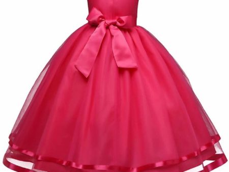 Asmaani Baby Girl s Dark Pink Full Length Dress (AS-DRESS-22065) Discount