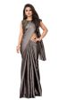 Vamika Grey Satin Designer Saree (PAVITRA GREY) Online Hot Sale