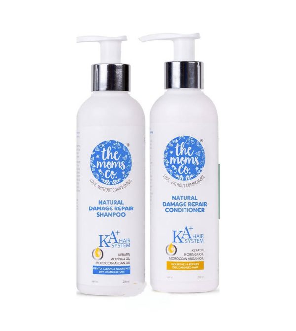 The Moms Co Natural Damage Repair Hair Kit Supply