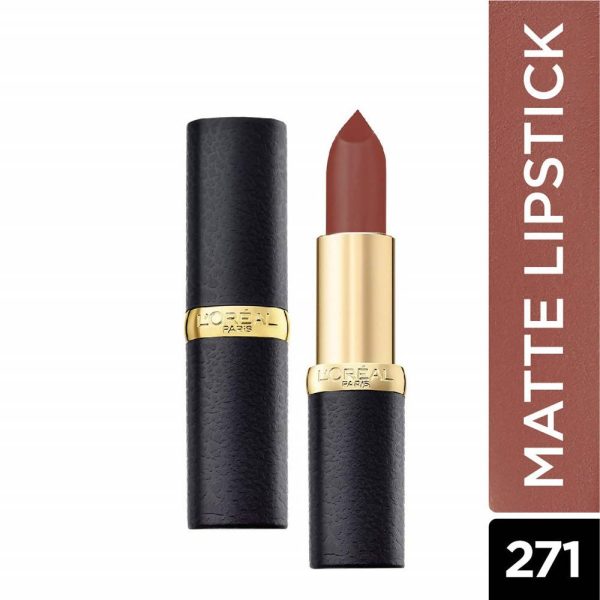 L Oreal Paris Color Riche Moist Matte Lipstick - 271 Divine Mocha Discount