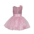 Asmaani Baby Girl s Pink Color Satin Knee Length Frock (AS-DRESS-22030) Cheap