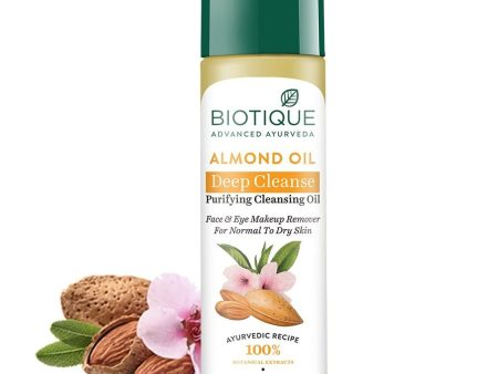 Biotique Advanced Ayurveda Bio Almond Oil Soothing Face And Eye Makeup Cleanser Discount