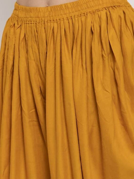 Cheera Women’s Mustard Dhoti Pant CH09D Online