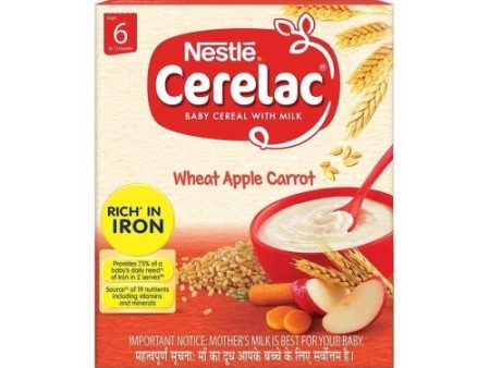 Nestle Cerelac Baby Cereal With Milk - Wheat Apple Carrot Online Sale