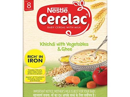 Nestle Cerelac Baby Cereal With Milk - Khichdi With Vegetables & Ghee For Discount