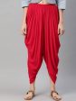 Cheera Women’s Red Dhoti Pant CH10D Cheap